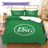 FC St. Gallen Pattern Bedding Set Quilt Cover Pillowcase Home Decor Gift (1 * duvet cover + 2 * pillowcase, without core)