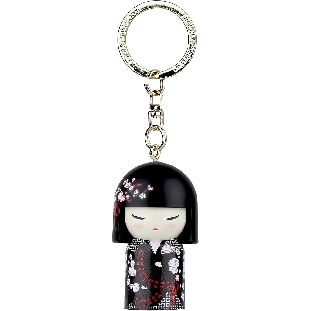 [Kimmidoll] Kimidoll Keychain Kokeshi Doll Figure Cute Stylish Imported Goods MICHIKO