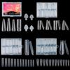 Duals Forms Acrylic Nail System UV Gel Nail Mold Full Cover Fasle Nail Tips Nail Form French Extension Tips Stickers