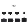 8Pcs Game Consoles Protective Silicone Plugs Dustproof Silicone Dust Plugs Set Not Scratch Design for Console 2 Consoles