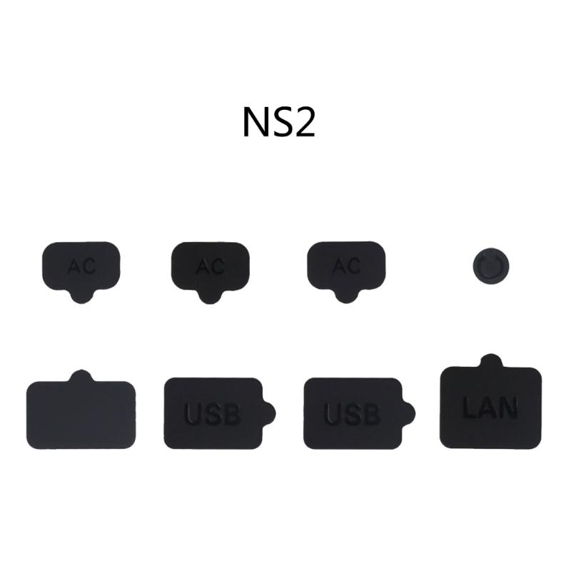 8Pcs Game Consoles Protective Silicone Plugs Dustproof Silicone Dust Plugs Set Not Scratch Design for Console 2 Consoles