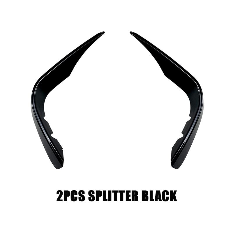 Potrivit pentru accesorii Mercedes Benz Clasa GLC GLC260 GLC300 GLC43 AMG X253 2016-2019 Splitter bară față Canard Trim pentru faruri de ceață