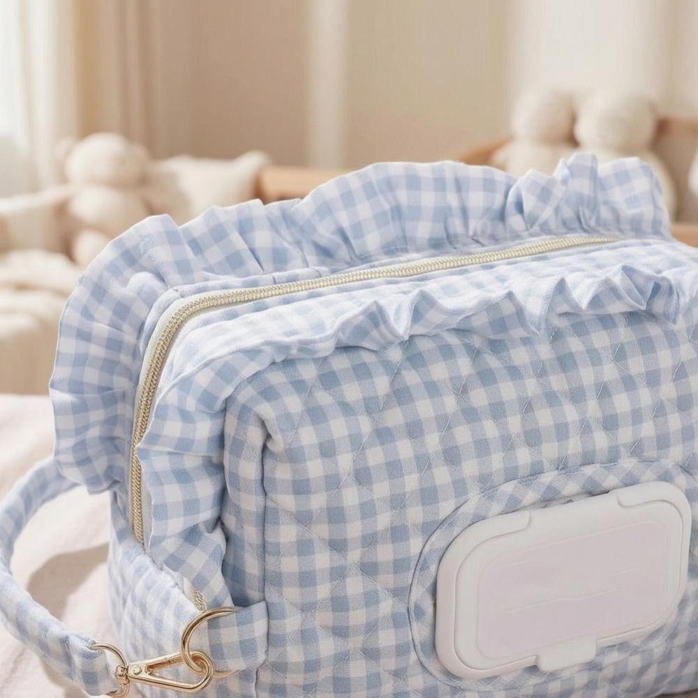 Tissue Dispensing Opening Wipes Storage Bag Carry Handle Tissue Storage Bag Nursery Organization