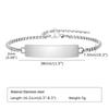 A Variety Of Children'S Curved Brand Stainless Steel Gold Bracelet Women, Fashionable Personality Can Be Engraved 798