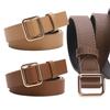 Women Black Classic Alloy Buckle Belt For Jeans Casual Style