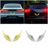2pcs Premium Metal Angel Wing Car Body Stickers Scratch Resistant Decorative Protection for Auto Exterior Customization