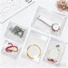 50pcs Clear Resealable Jewelry Bags Multipurpose Zippers Bags for Jewelry Protective Moisture Proof Travel Accessories