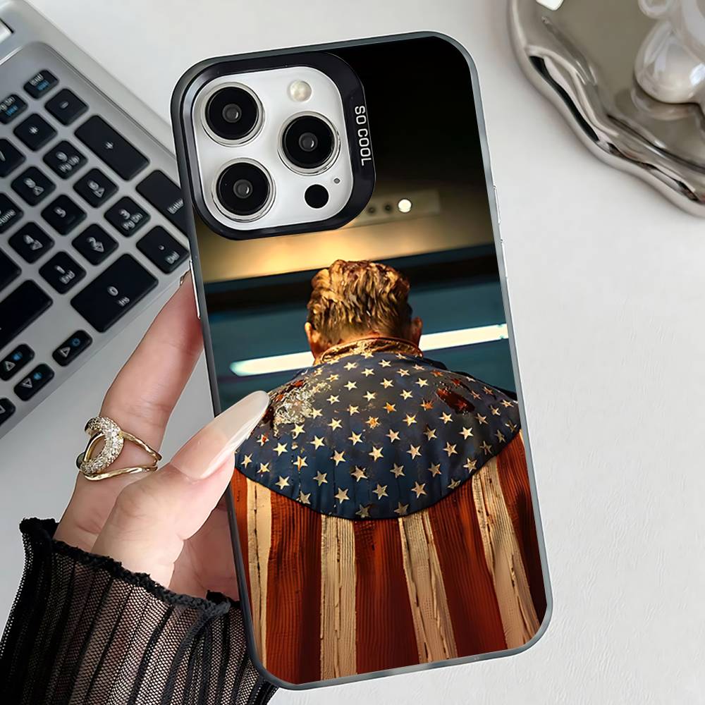 Homelander the B-boys Phone Case For iPhone 17,16,15,14,13,12,11,Pro,Max,Plus,E,Air,Mini Black Tpu IMD Cover