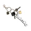 Silicone Alphabet Bag Charm Keychain Heart Pendant Letter Bag Decorative Pendant Suitable for Romance Present Exchange