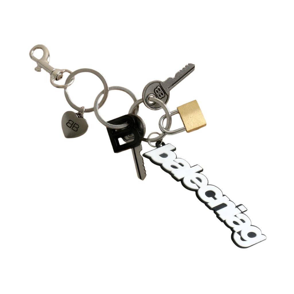 Silicone Alphabet Bag Charm Keychain Heart Pendant Letter Bag Decorative Pendant Suitable for Romance Present Exchange