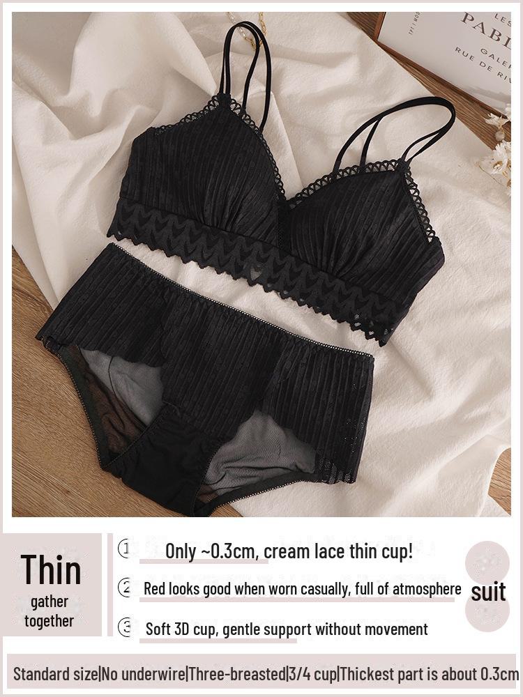 

Женский сексуальный кружевной красный комплект бюстгальтера - Без косточек, дизайн с боковым сбором Small (32/70AB)