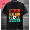 Go Kart Racing Karting Driver Enthusiast Carting Retro Graphic Tshirt Fashion Casual Wear Shortsleev Oneck 100 Cotton Tshirt