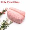 Heart Shape Plush Makeup Bag With Large Capacity For Students And Travel Storage