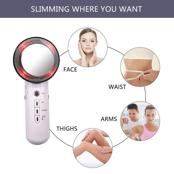 10PCS EMS Slimming Massager Weight Loss Anti Cellulite Fat Burner Galvanic Spa Infrared Ultrasound Cavitation Therapy