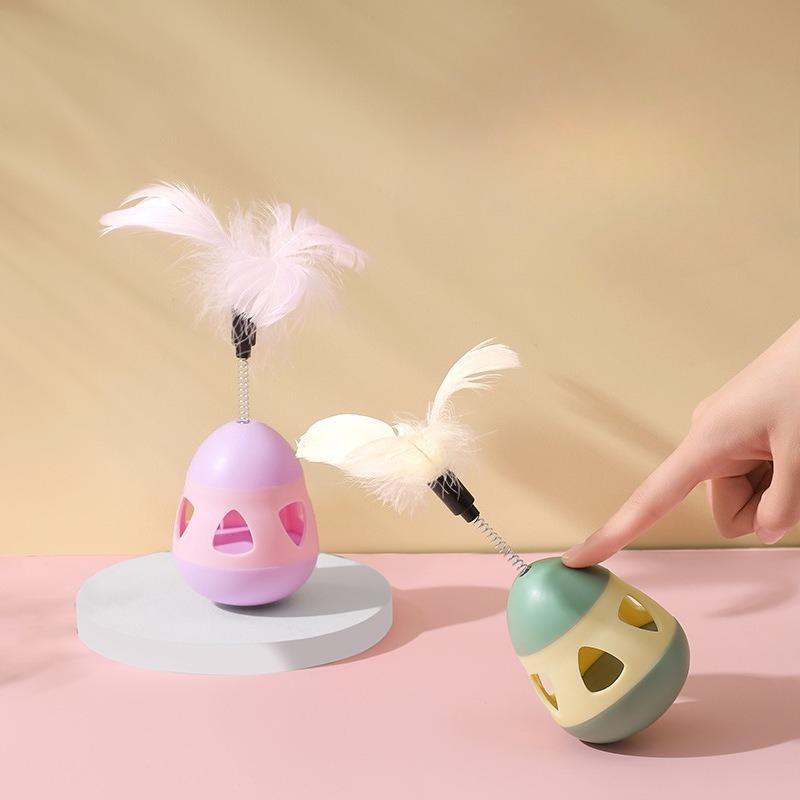 Cat Toys To Relieve Boredom and Have Fun, Untoppleable Dolls, Little Cat Toys, Automatic Cat Toys, Feather Tops, Pet Toys