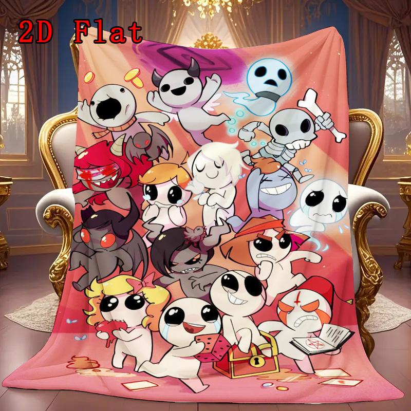 The Binding of Isaac 2D Flat Pattern Flannel Blanket High quality All Seasons Warmth and Comfort Perfect for Christmas Gifts.PMT0914027