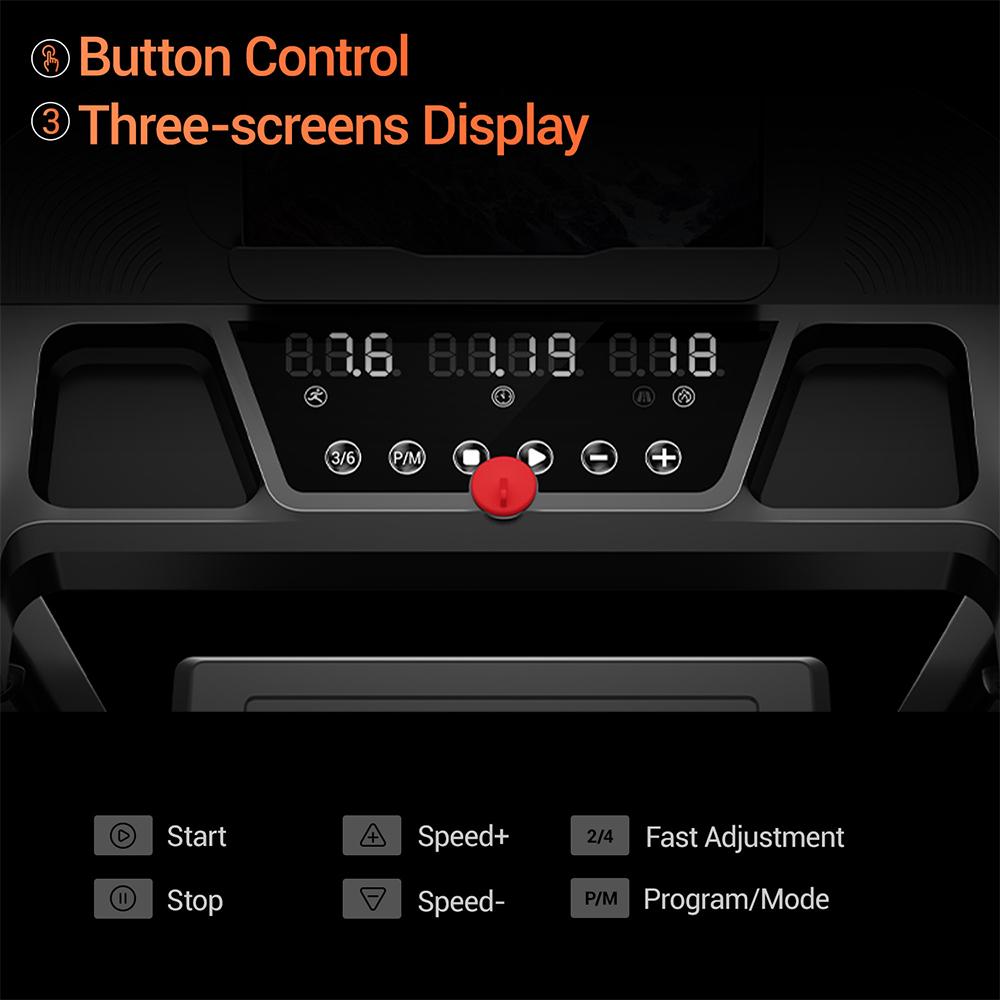 ROBORE SF20 Foldable Home Treadmill with 15% Incline