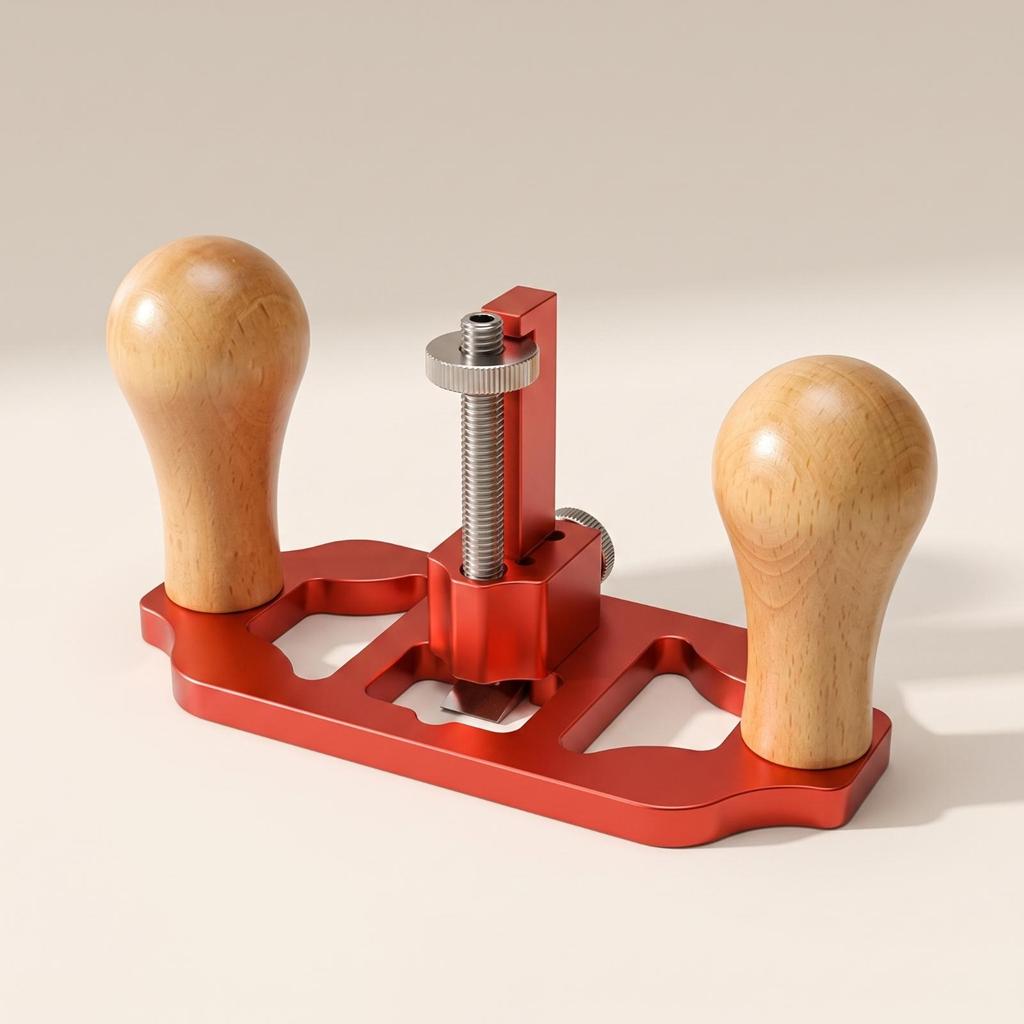 Hand Router Plane Adjustable Aluminum Alloy Grooving Tool for