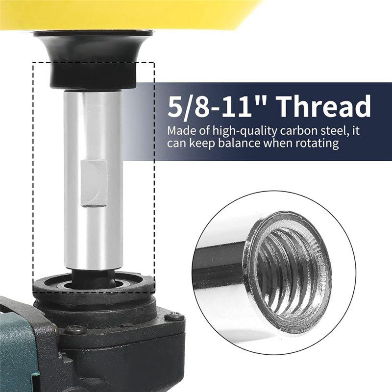 ABIY Angle Grinder Extension Shaft Connecting Rod, Angle Grinder Attachments With 5/8Inch-11 Threads, 3, 4 & 5.5 Inch