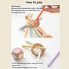 Children Color Matching Stick Balance Games Fine Motor Training Color Sorting Puzzle Learning Board Game Montessori Sensory Toys