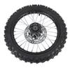 14 Inch Front Wheel Assembly 60 100 14 2.5 14 Tire Inner Tube 15mm Rim Axle with Brake Rotor for 125 140 150 160cc Pit