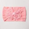 New Jacquard Baby Elastic Headband, Cute Lace Bow Children's Headscarf, Thin Baby Headband