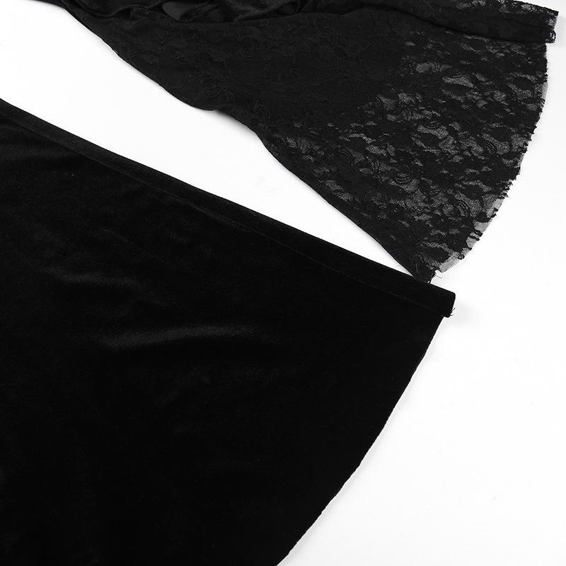 Women's Pants Wide Leg Gothic Sweatpants Punk Korean Style Black Elastic High Waist Trousers Joggers Harajuku Yoga Pant