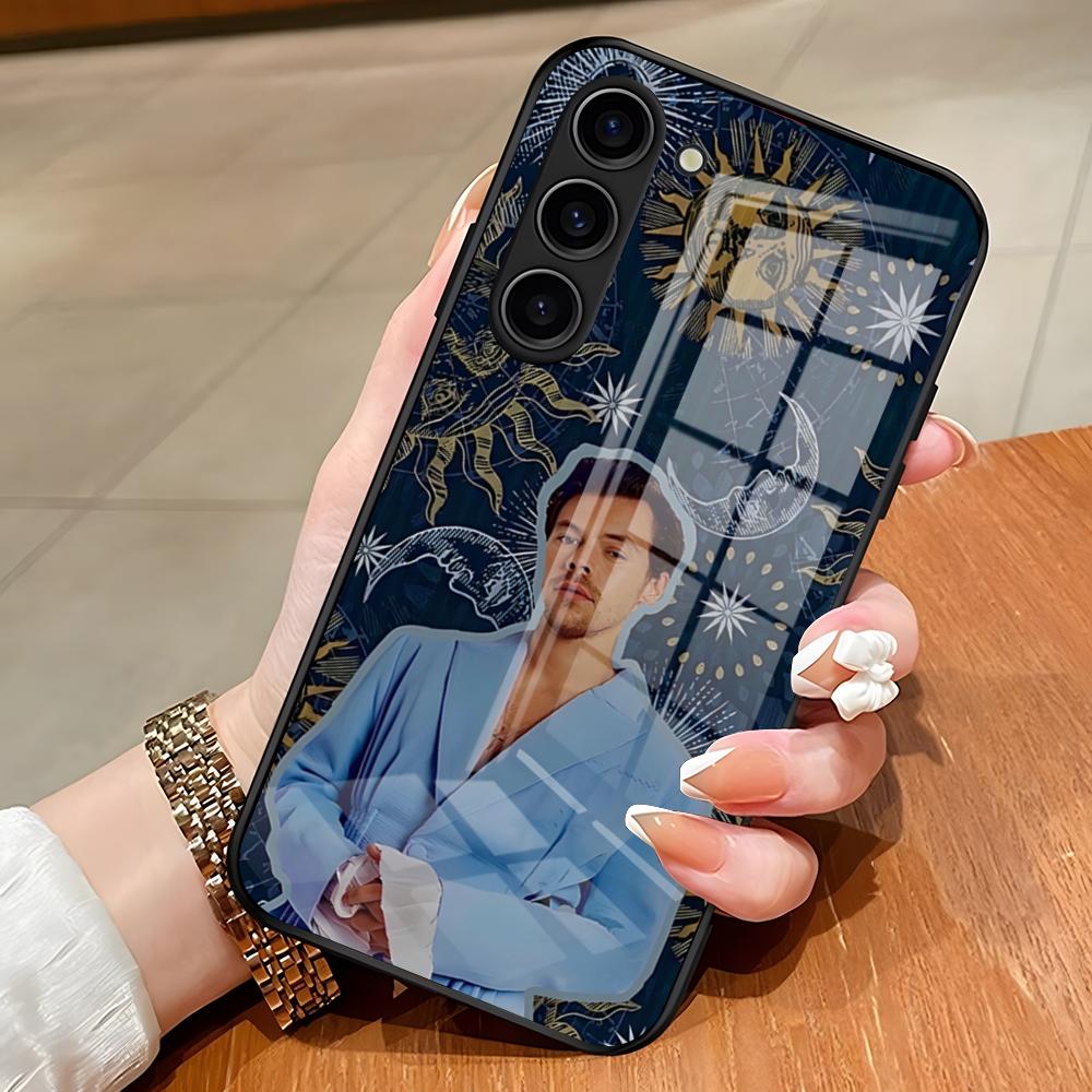 

H-Harry S-Styles Phone Case For Samsung S26 S25 Edge Ultra S23 S22 S21 S20 Ultra Plus S24 Fe A54 A53 A25 Glass Cover Samsung S23