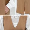 Necoat Jumper Long Size M Women's Skirt, Dress, V-Neck, Maternity, Slit, Figure-Flattening, Formal, Spring, Summer, Autumn, Gray,