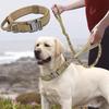 Heavy-Duty Military Tactical Dog Collar & Leash Set: Adjustable & Durable For All Sized Dogs