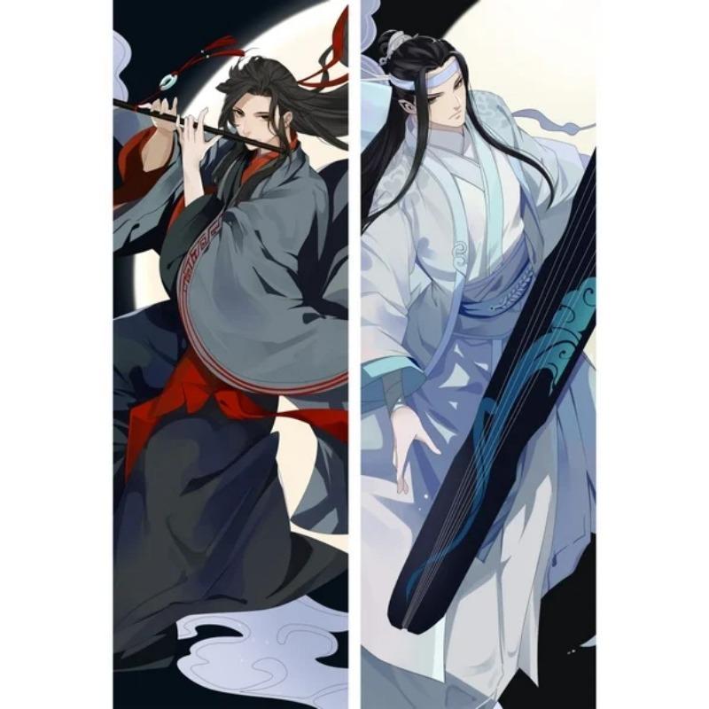 Anime velmistr démonické kultivace Modaozushi Dakimakura povlak na polštář Otaku Mo Dao Zu Shi Throw povlak na polštář