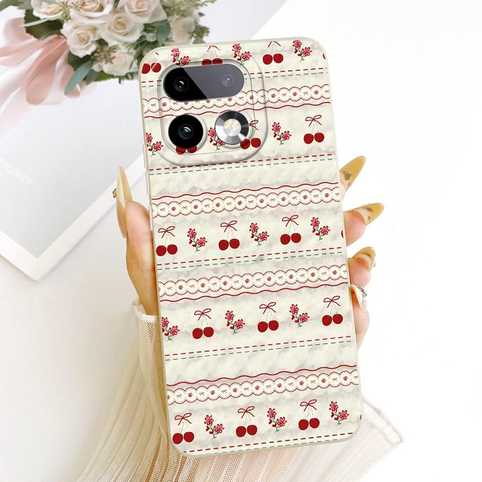 For Realme 16 Pro+ 16Pro Cute Cat Flower Cartoon Phone Case For Realme 16 Pro Plus 5G Soft Silicone Covers Bumpers