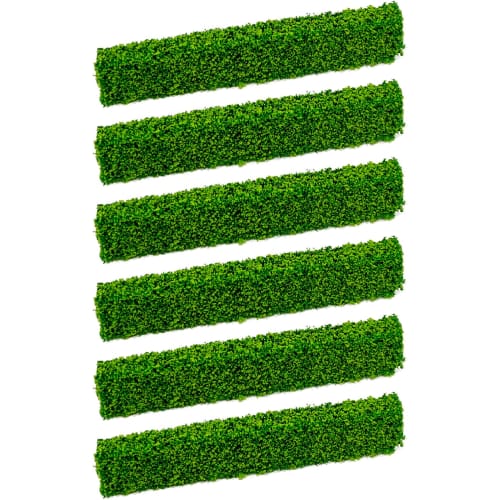 UB-Lab. Set of 6 Sponge Grass Materials for Diorama Models, Miniature Trees, Hedges, Plants, Trees, Miniature Garden Scenery, Modeling, Yellow-Green