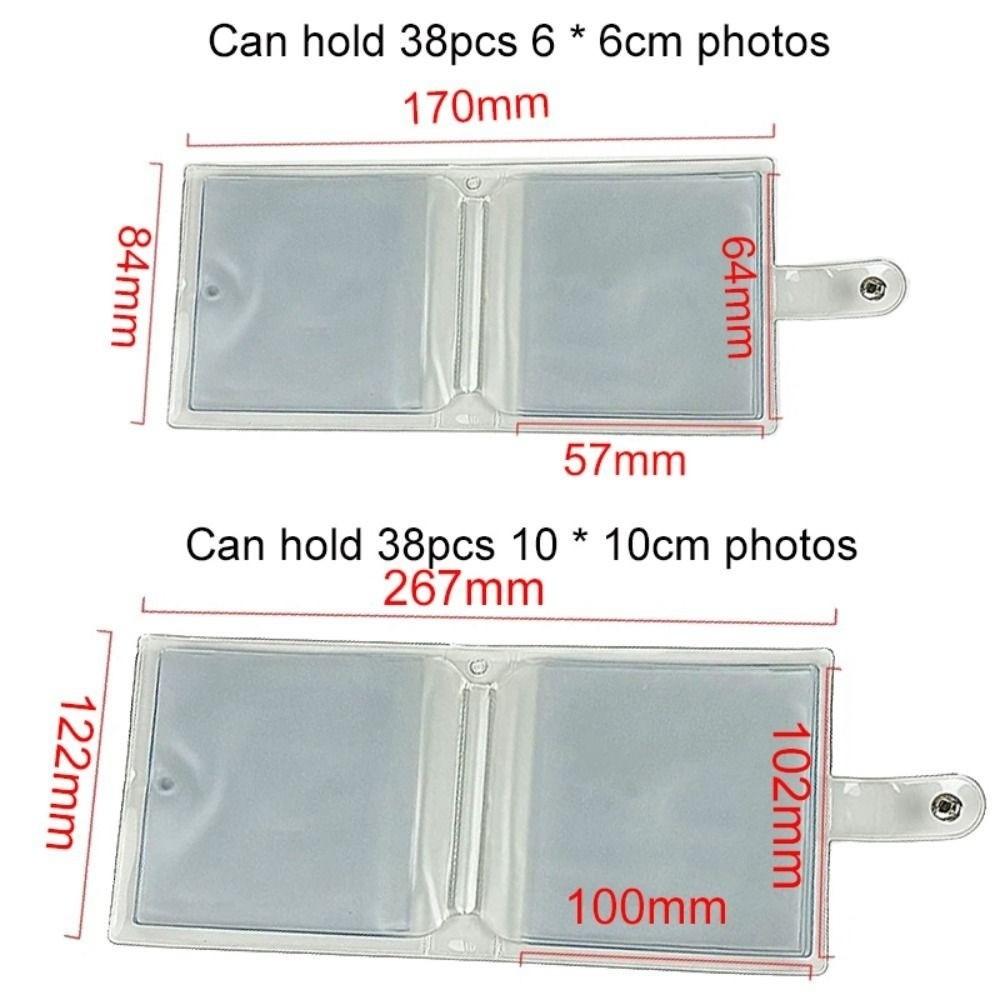 Photo Storage Photocard Collection Transparent Plastic Idol Card Book  Photocard Collecting