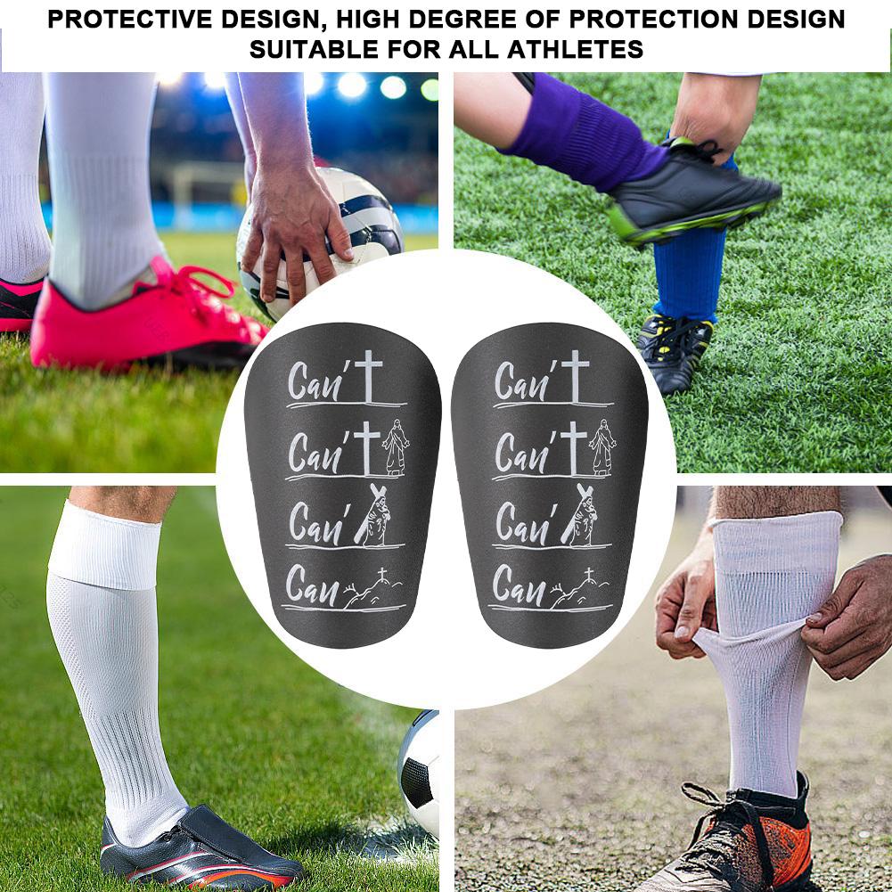 2Pcs Mini Football Shin Pad Wear-resistant Shock Absorbing Leg Protector Soccer Impact-Resistant Shin Guard Thickened Cushioning