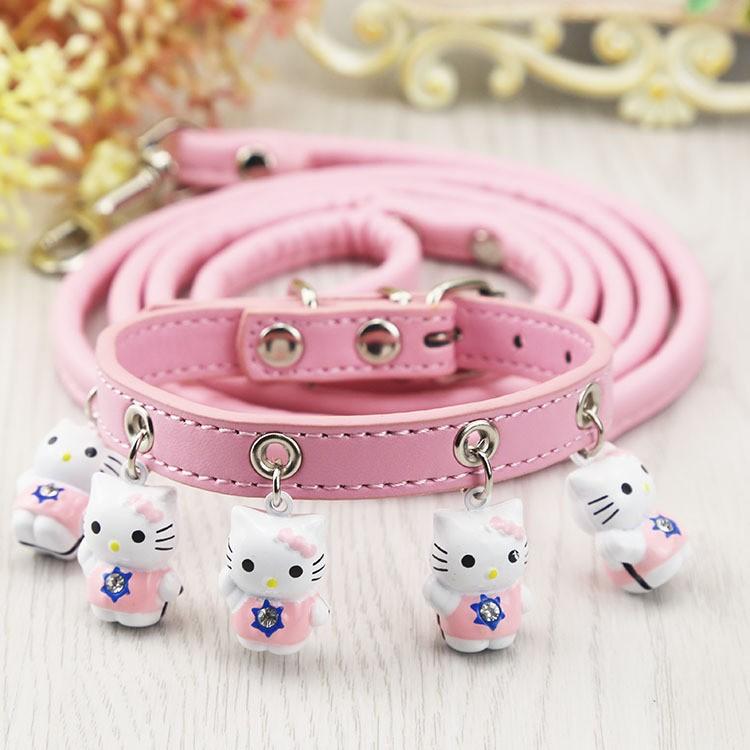 Pet Supplies Cat Dog Bell Dog Collar Cat Collar Teddy Small Dog Big Bell Cat Collar Leather