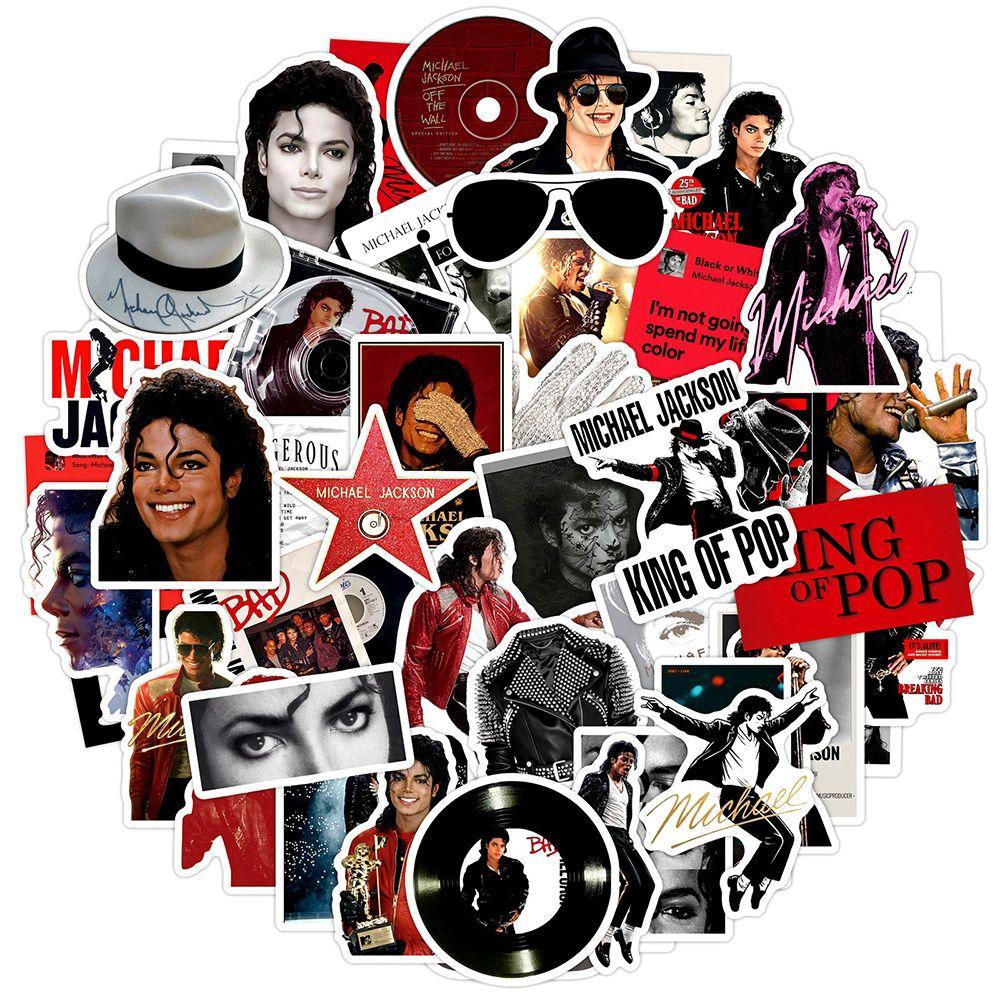 Rock 'n' Roll Michael Jackson samolepka personalizované kreativní celebrity doplňky DIY samolepka na plochu notebook pouzdro na telefon. 6