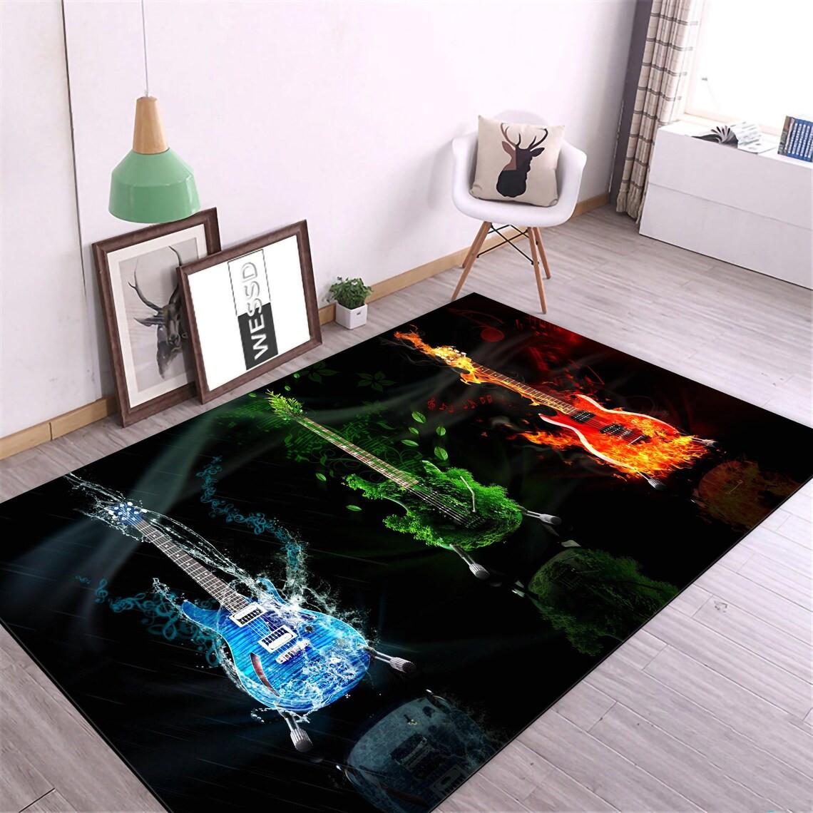 

Музыка Коврик Гостиная Коврик Джаз Искусство Музыка Декор Гитара Коврик Гитара Подарок Популярный Ковер Красочная Гостиная Ковер Музыка Комната Декор