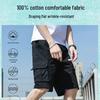 Baleno Men's Loose Fit Cotton Cargo Shorts