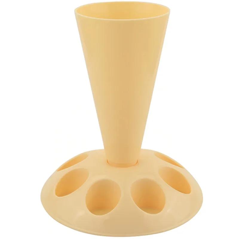 Piping Bag Nozzles Storage Rack Stand with 8 Slots Large Capacity Pastry Bag Mounting Holder Organizer Baking Accessories 1Pc