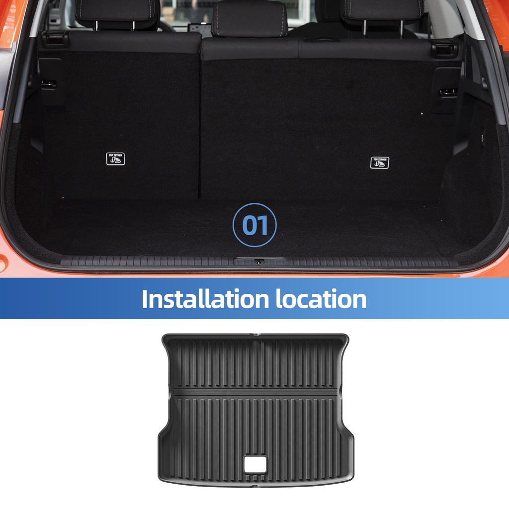 Smabee for Xpeng G6 2023 2024 2025 2026 Car All-Weather Floor Mats Cargo Liner Trunk Pad TPE 3D Foot Mat Accessories