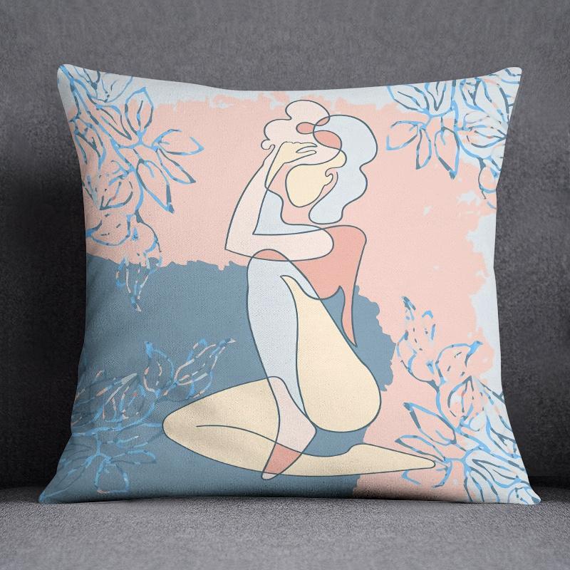Polyester Pillowcase  Gift Home Office Decor  Bedroom Sofa Car Cushion Cover