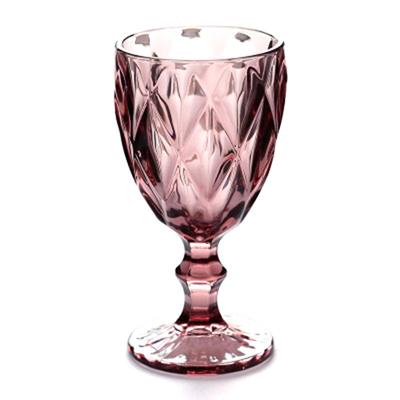 כוסות זכוכית יין מפלסטיק גביע יין בציר 330 מ"ל כוסות שתיית מיץ תבליט