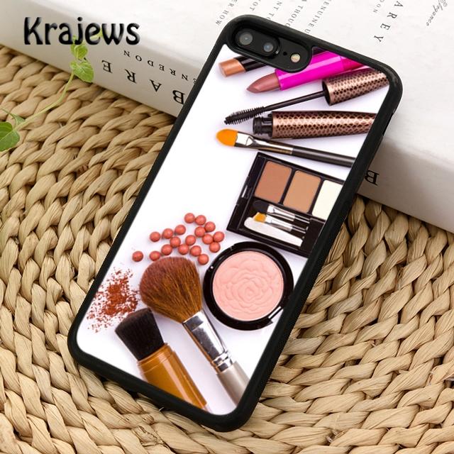 Krajews Makeup eyebrow pencil  Printed Soft Phone Case For iPhone 17 Air 16 15 14 plus 11 12 13 pro max coque Fundas