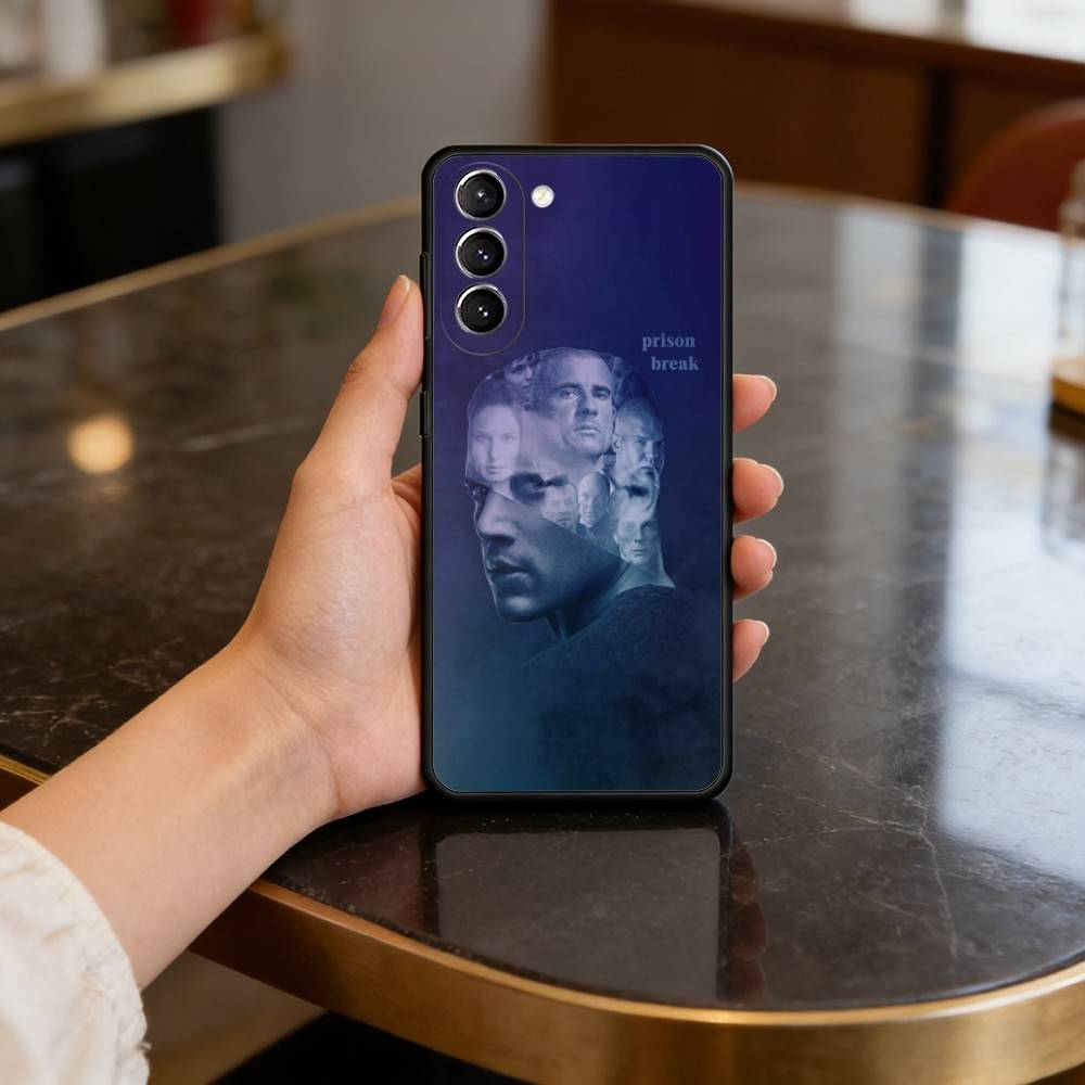 Movie P-Prison B-Break Case for Samsung Galaxy S21 S25 FE S24 S23 Ultra S20 S9 S22 Plus S10 TPU Cover