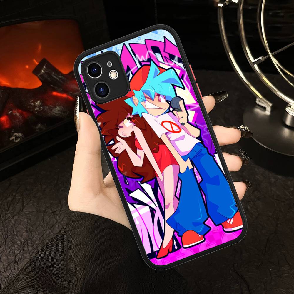 

Music Game Friday Night Funkin Phone Case For IPhone 16 15 14 13 12 11 Pro Max 7 8 6 6s Plus Matte Cover iphone 16 pro