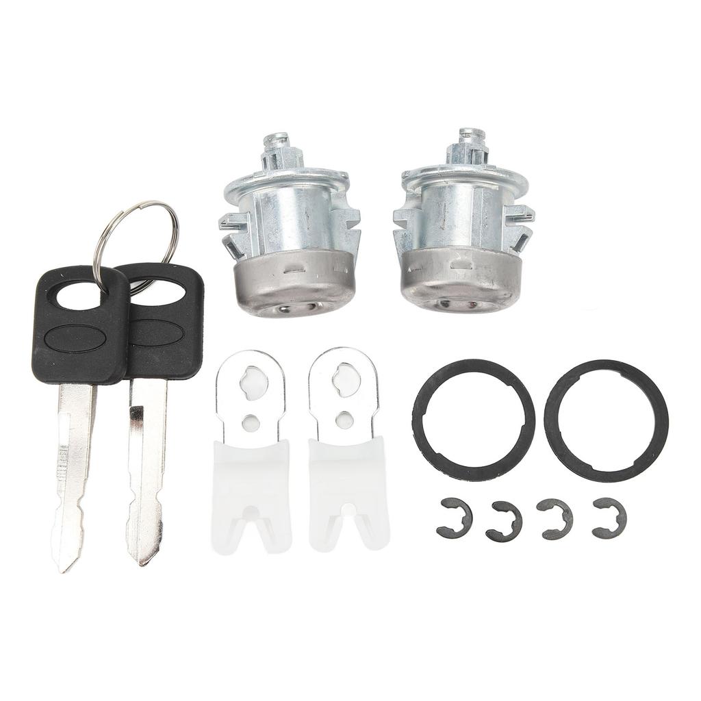 Door Lock Cylinder Set Door Lock Cylinders with 2 Keys 703362 Replacement for Ford Excursion