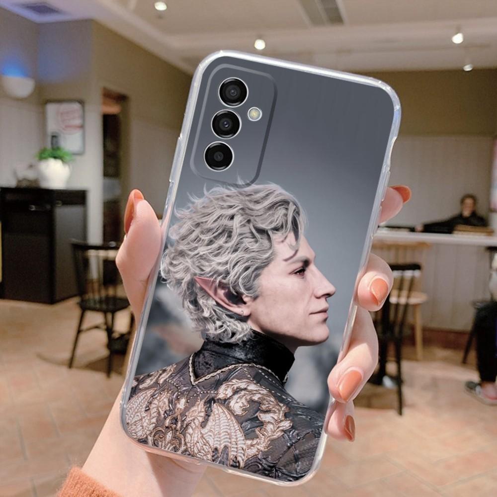 

B-Baldurs G-Gate 3 Astarion Phone Case Silicone For Samsung S30,S23,21,22,Ultra,S20 FE lite,S10,9,PIus Note20ultra Cover Clear SamsungS20fe
