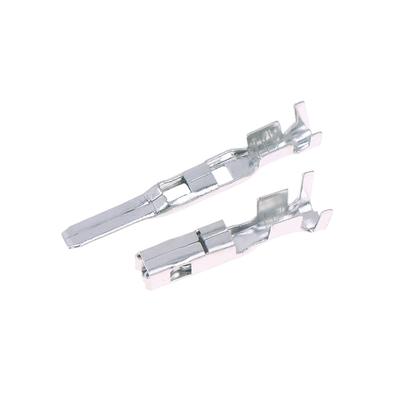 10 Pcs 2.8Mm Car Ecu Brass Crimp Terminal Wire Fci Big Pins For Connector Dj627-2.8A Dj616A-2.8*0.8B
