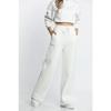 Women's Trend With Plenty Of Trotting Modal Fabric Tracksuit Six Double Pockets Wide Leg Sides With White Lane